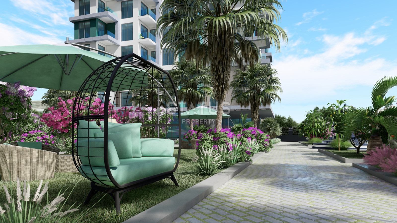 Элитный проект с видом на море в Махмутларе. Апартаменты 1+1, 2+1, 3+1 и 5+1 от 51 м2. фото 25