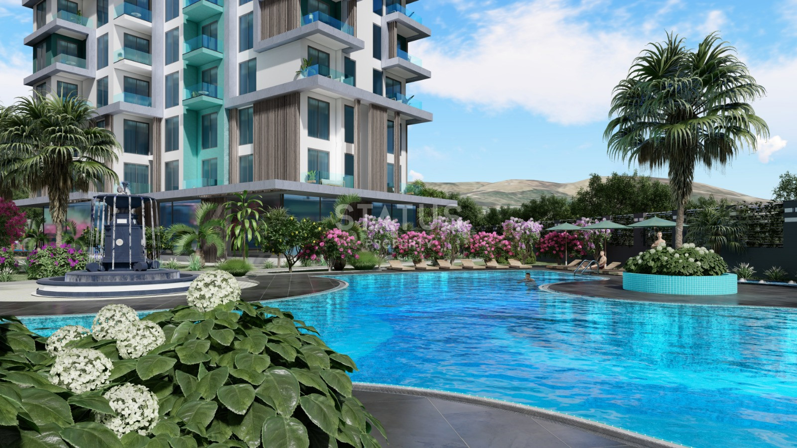 Элитный проект с видом на море в Махмутларе. Апартаменты 1+1, 2+1, 3+1 и 5+1 от 51 м2. фото 26