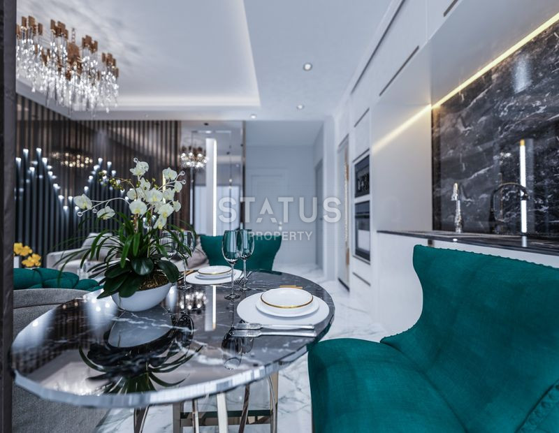 Элитный проект с видом на море в Махмутларе. Апартаменты 1+1, 2+1, 3+1 и 5+1 от 51 м2. фото 32