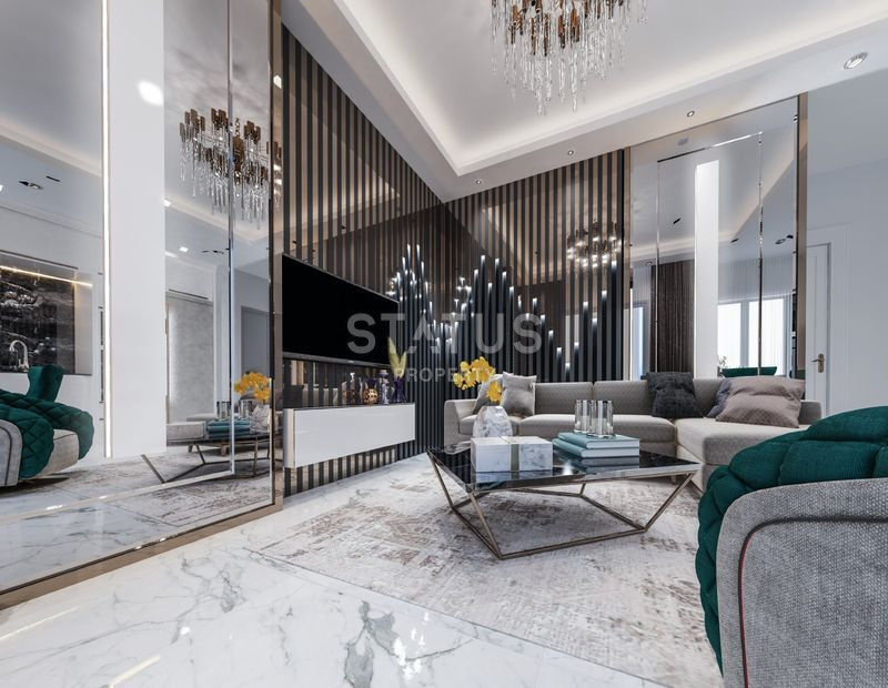 Элитный проект с видом на море в Махмутларе. Апартаменты 1+1, 2+1, 3+1 и 5+1 от 51 м2. фото 34