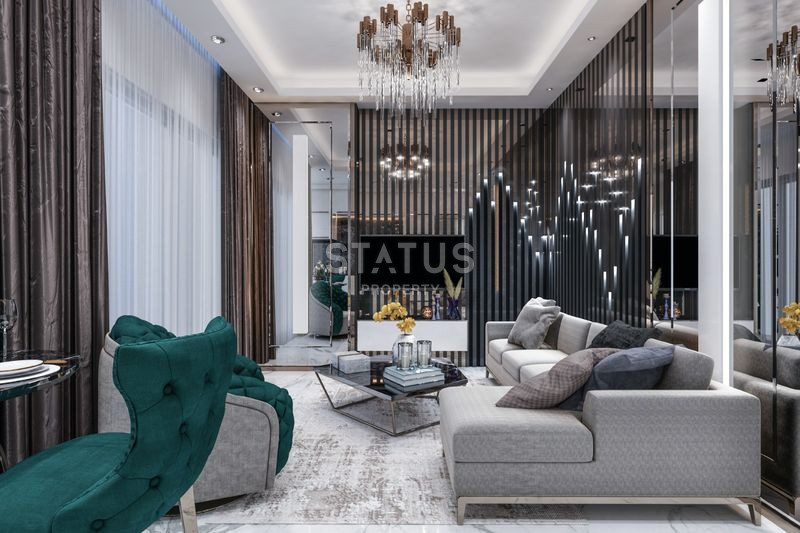 Элитный проект с видом на море в Махмутларе. Апартаменты 1+1, 2+1, 3+1 и 5+1 от 51 м2. фото 35