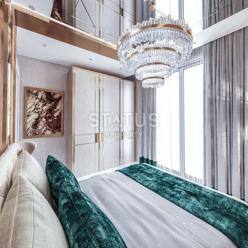 Элитный проект с видом на море в Махмутларе. Апартаменты 1+1, 2+1, 3+1 и 5+1 от 51 м2. фото 37