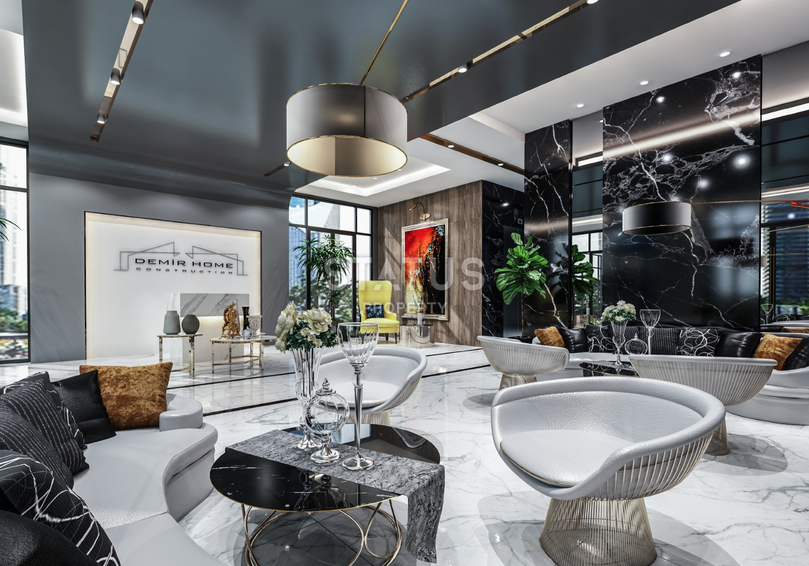 Элитный проект с видом на море в Махмутларе. Апартаменты 1+1, 2+1, 3+1 и 5+1 от 51 м2. фото 45