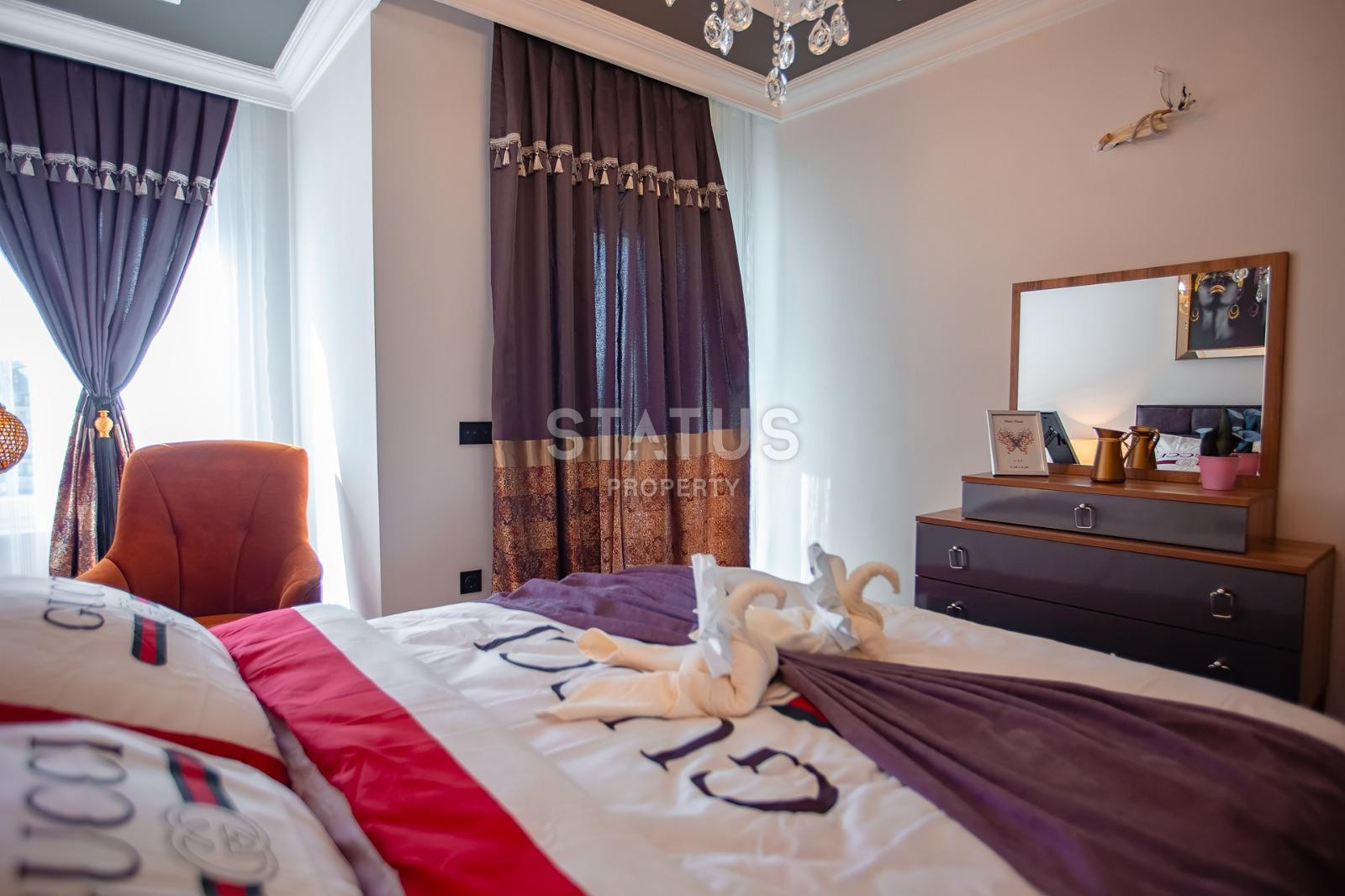 Трехкомнатяная квартира 110 кв м с мебелью и техникой в Махмутларе. фото 15