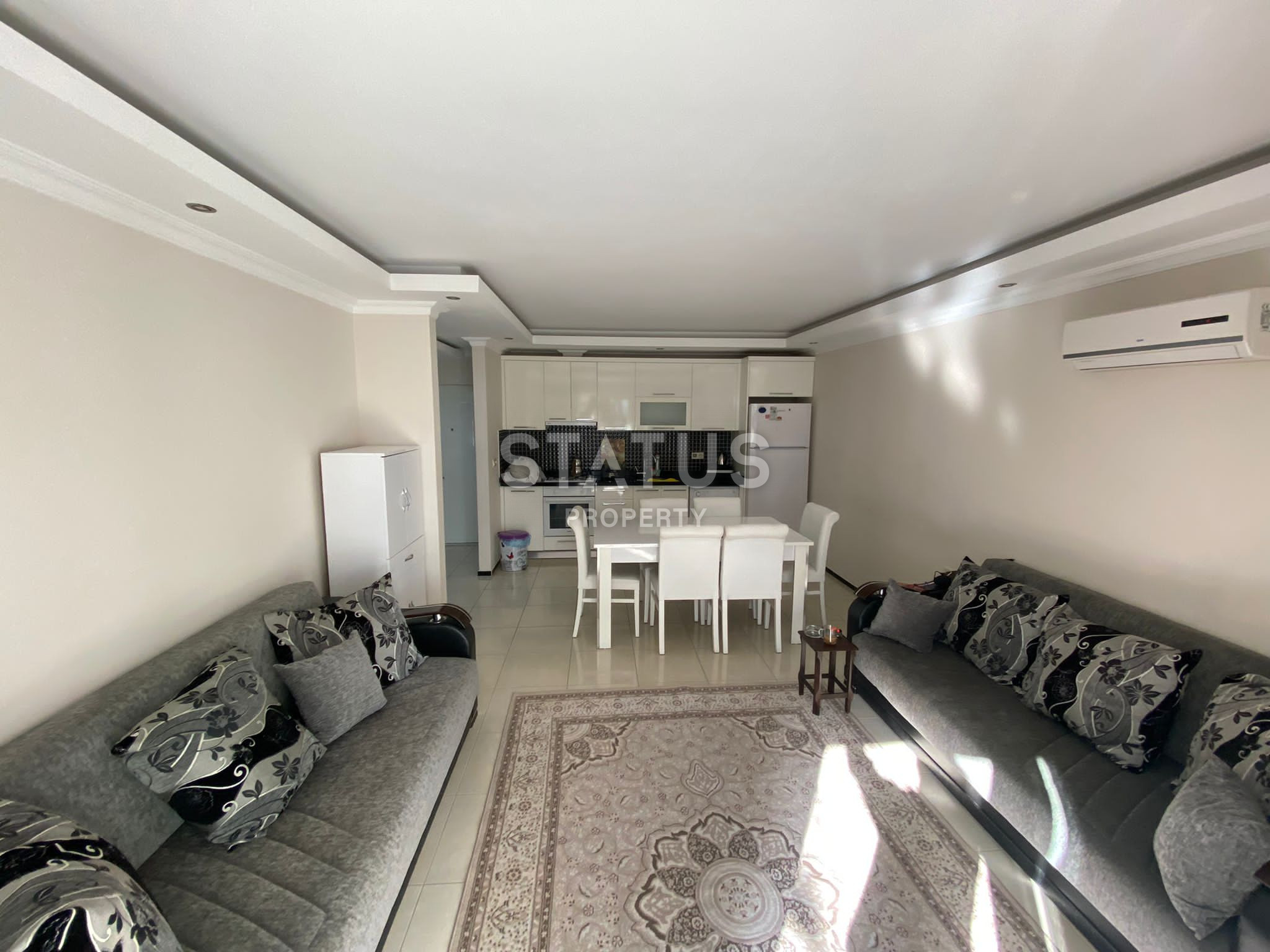 Просторная квартира 1+1 с мебелью в 50 метрах от моря в Кестеле, 65 м2. фото 7