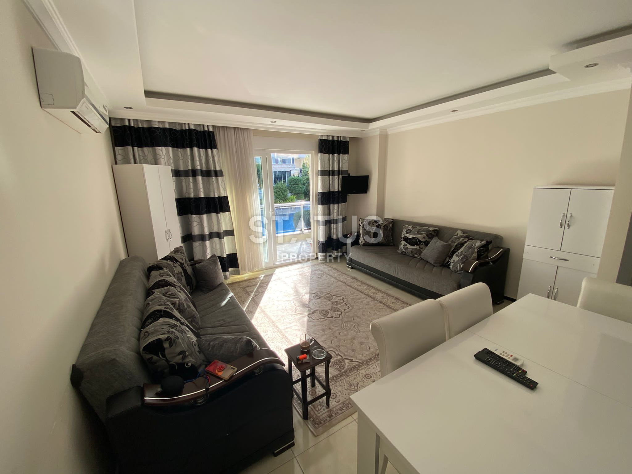 Просторная квартира 1+1 с мебелью в 50 метрах от моря в Кестеле, 65 м2. фото 10