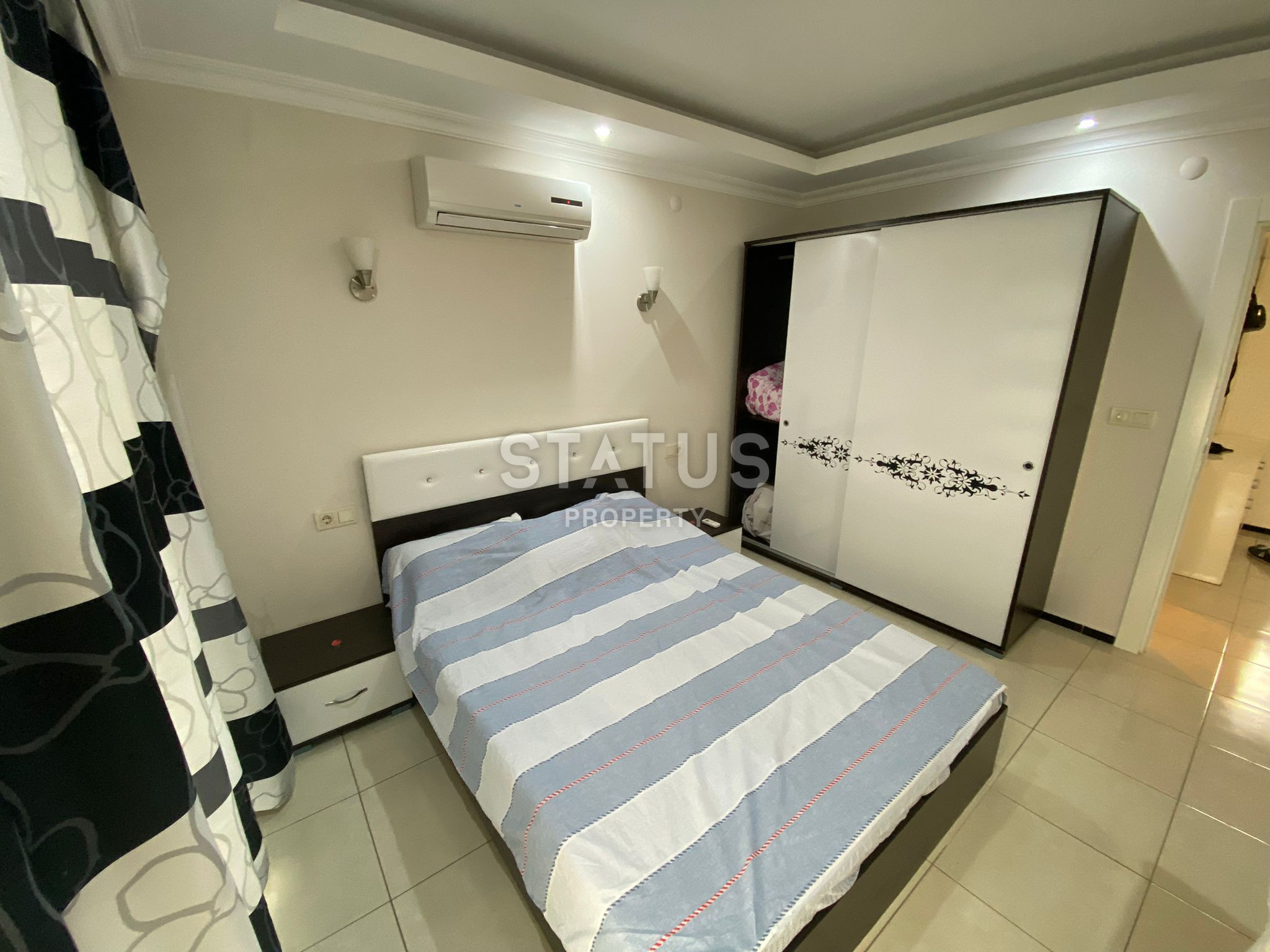 Просторная квартира 1+1 с мебелью в 50 метрах от моря в Кестеле, 65 м2. фото 13