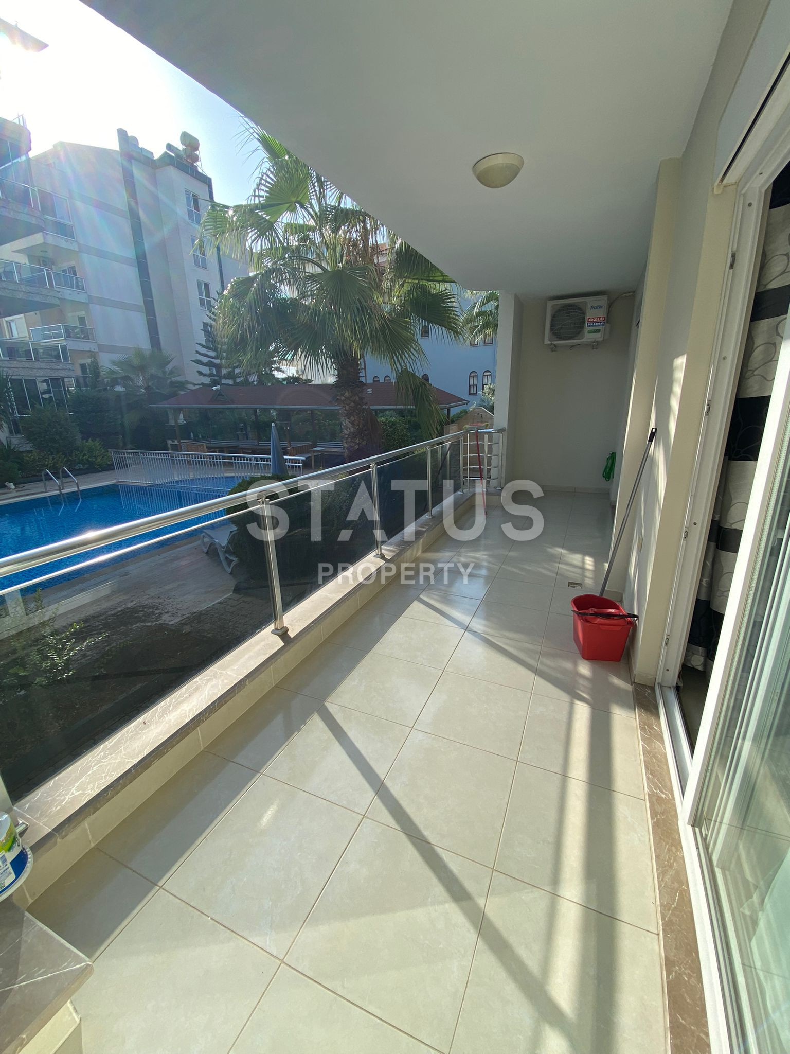 Просторная квартира 1+1 с мебелью в 50 метрах от моря в Кестеле, 65 м2. фото 18