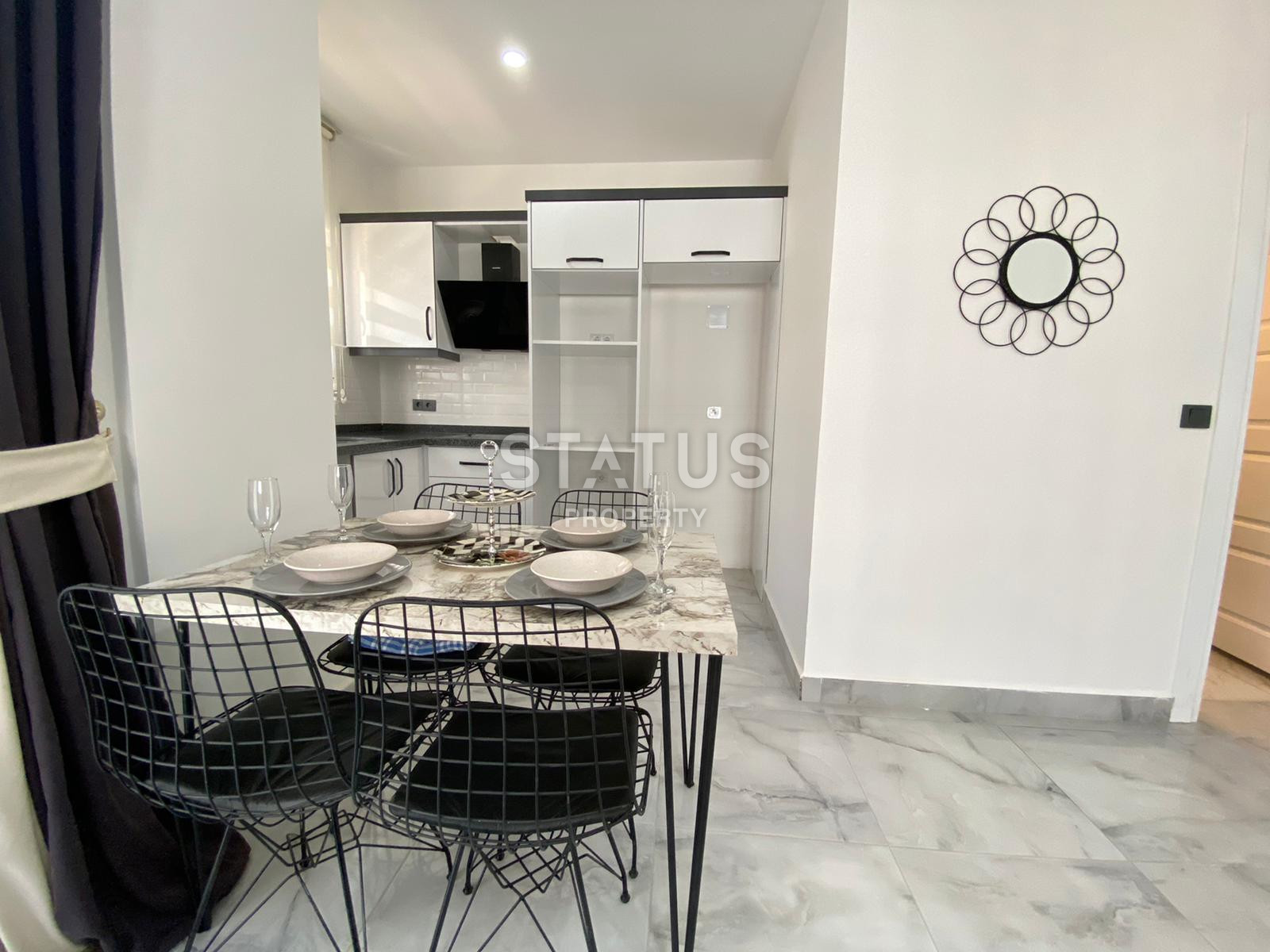 Меблированные апартаменты 1+1 в новом доме, 60 м2. Махмутлар, Алания. фото 8