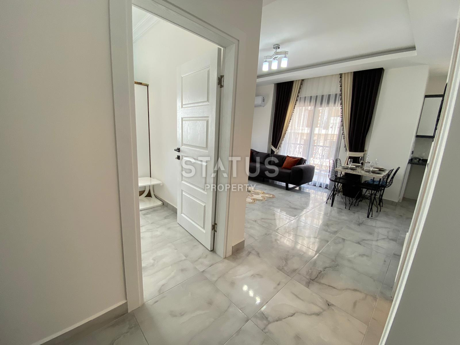 Меблированные апартаменты 1+1 в новом доме, 60 м2. Махмутлар, Алания. фото 11