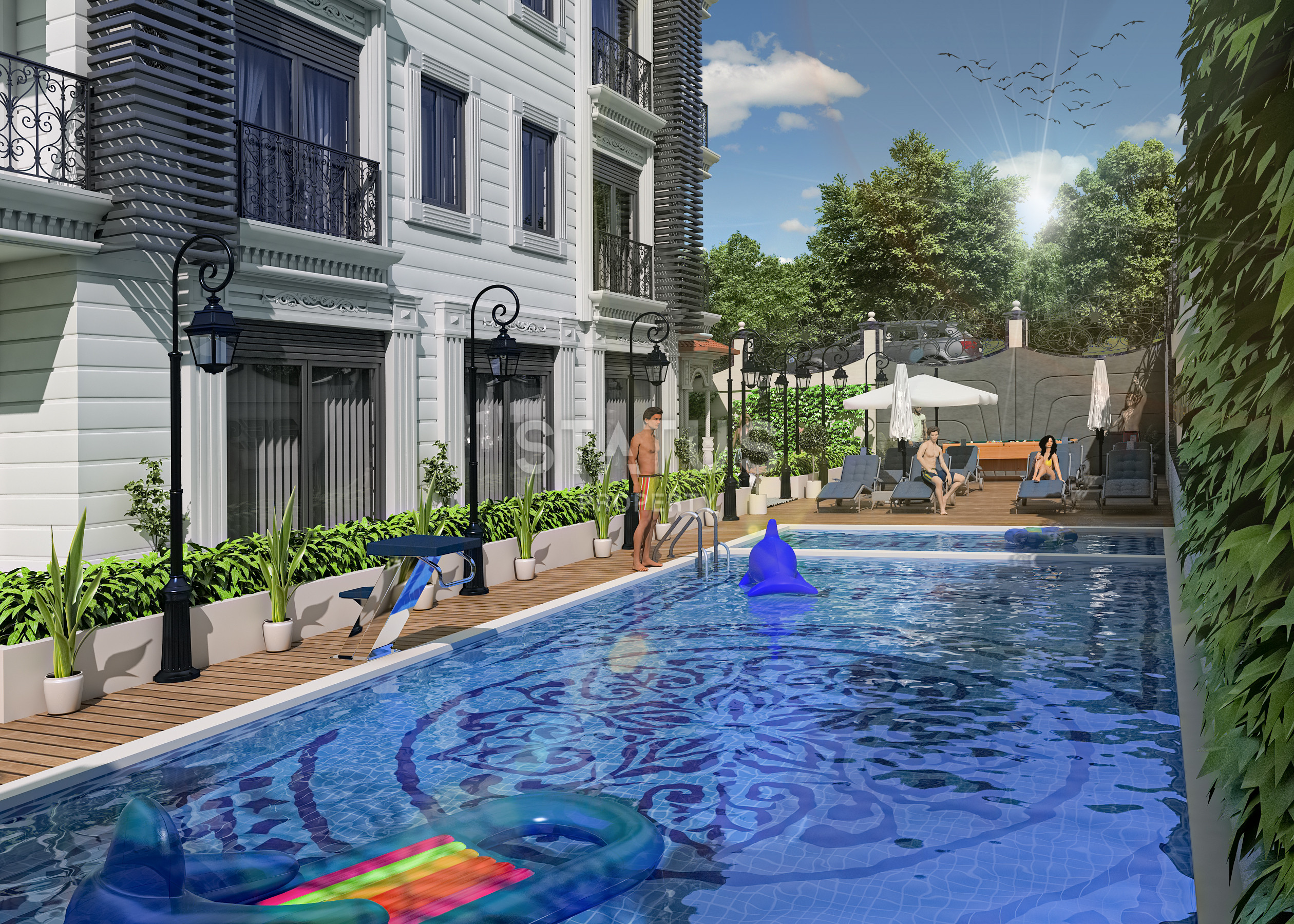 Меблированные апартаменты 1+1 в новом доме, 60 м2. Махмутлар, Алания. фото 14