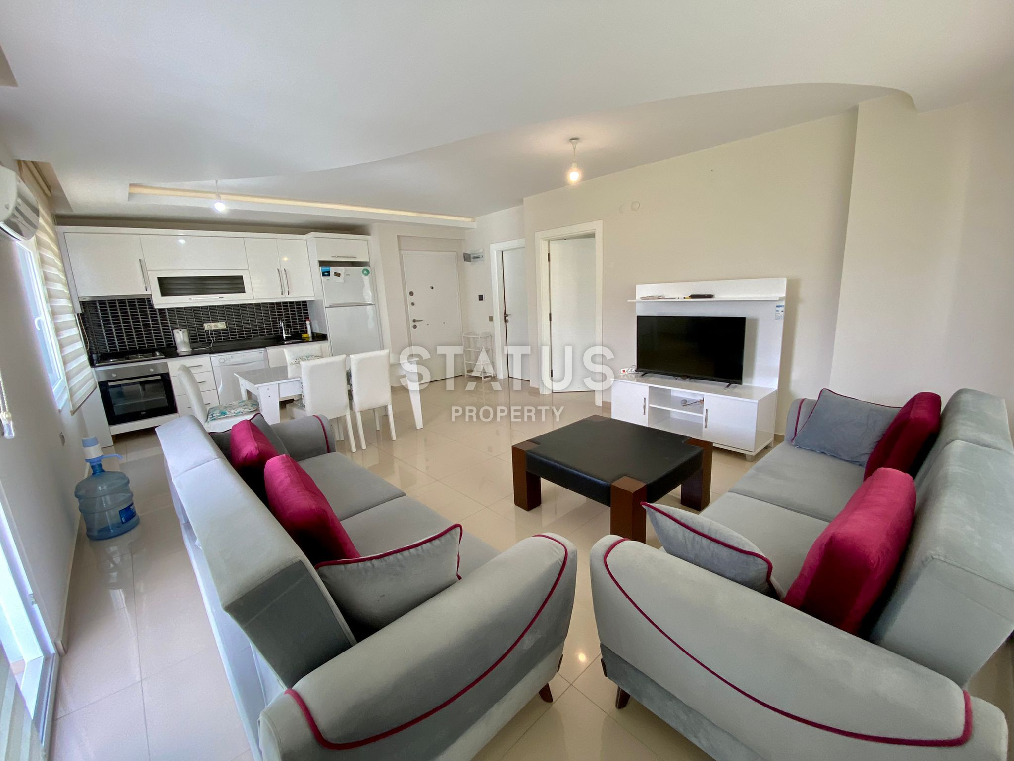 Большая двухкомнатная квартира с мебелью в отличном комплексе, 75 м2. Махмутлар, Алания. фото 6