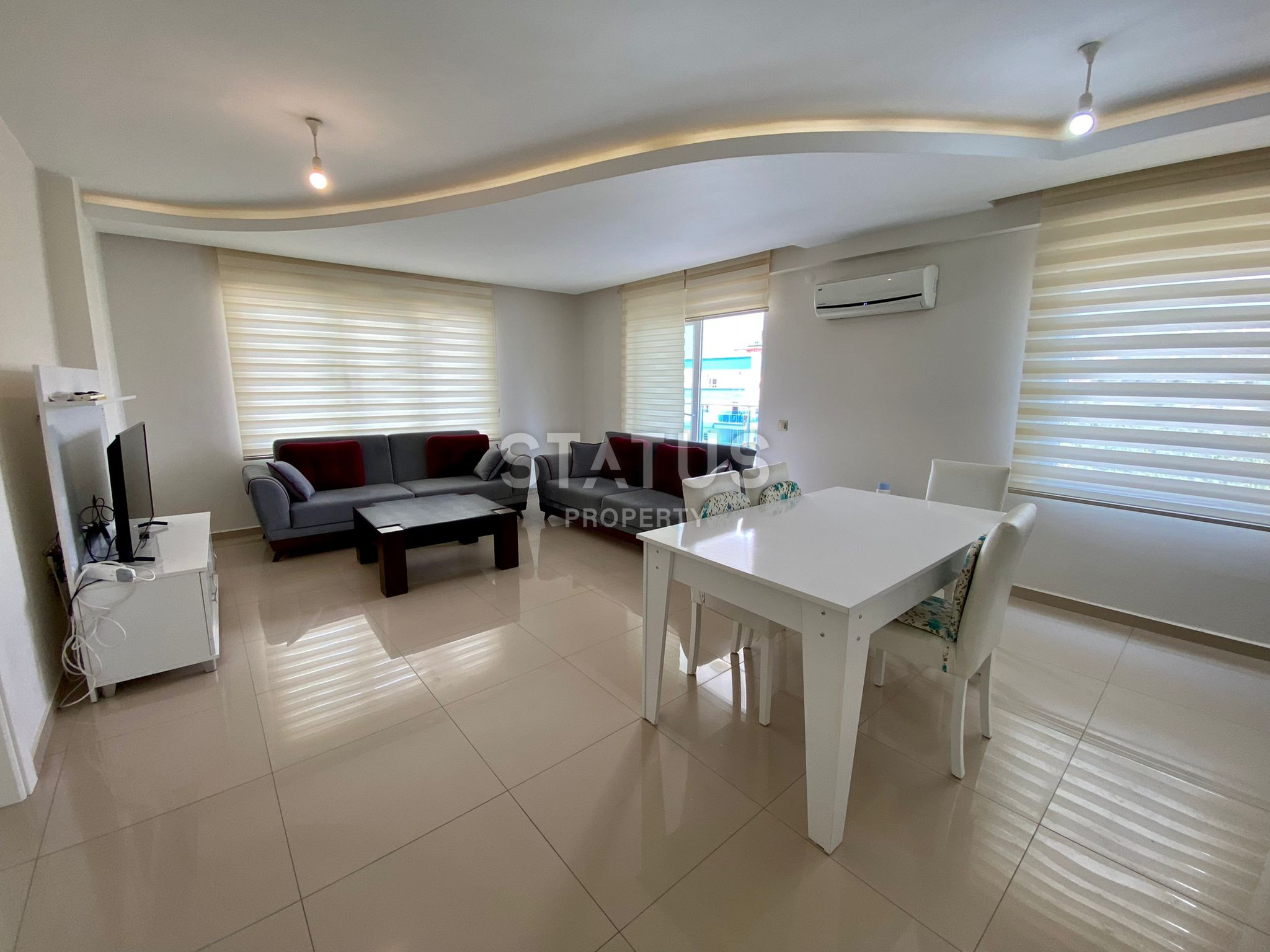 Большая двухкомнатная квартира с мебелью в отличном комплексе, 75 м2. Махмутлар, Алания. фото 8