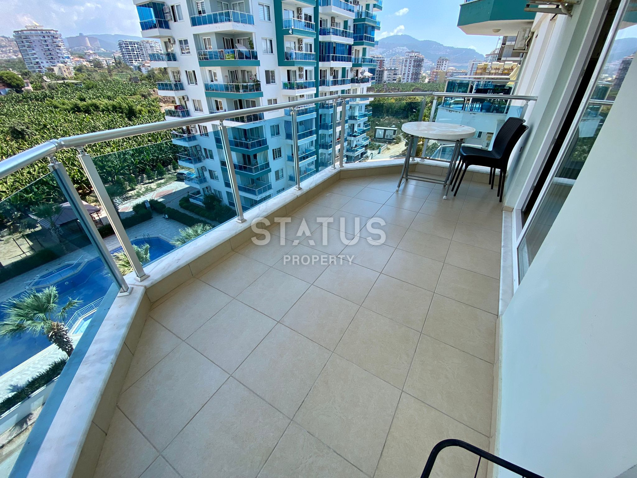 Большая двухкомнатная квартира с мебелью в отличном комплексе, 75 м2. Махмутлар, Алания. фото 9