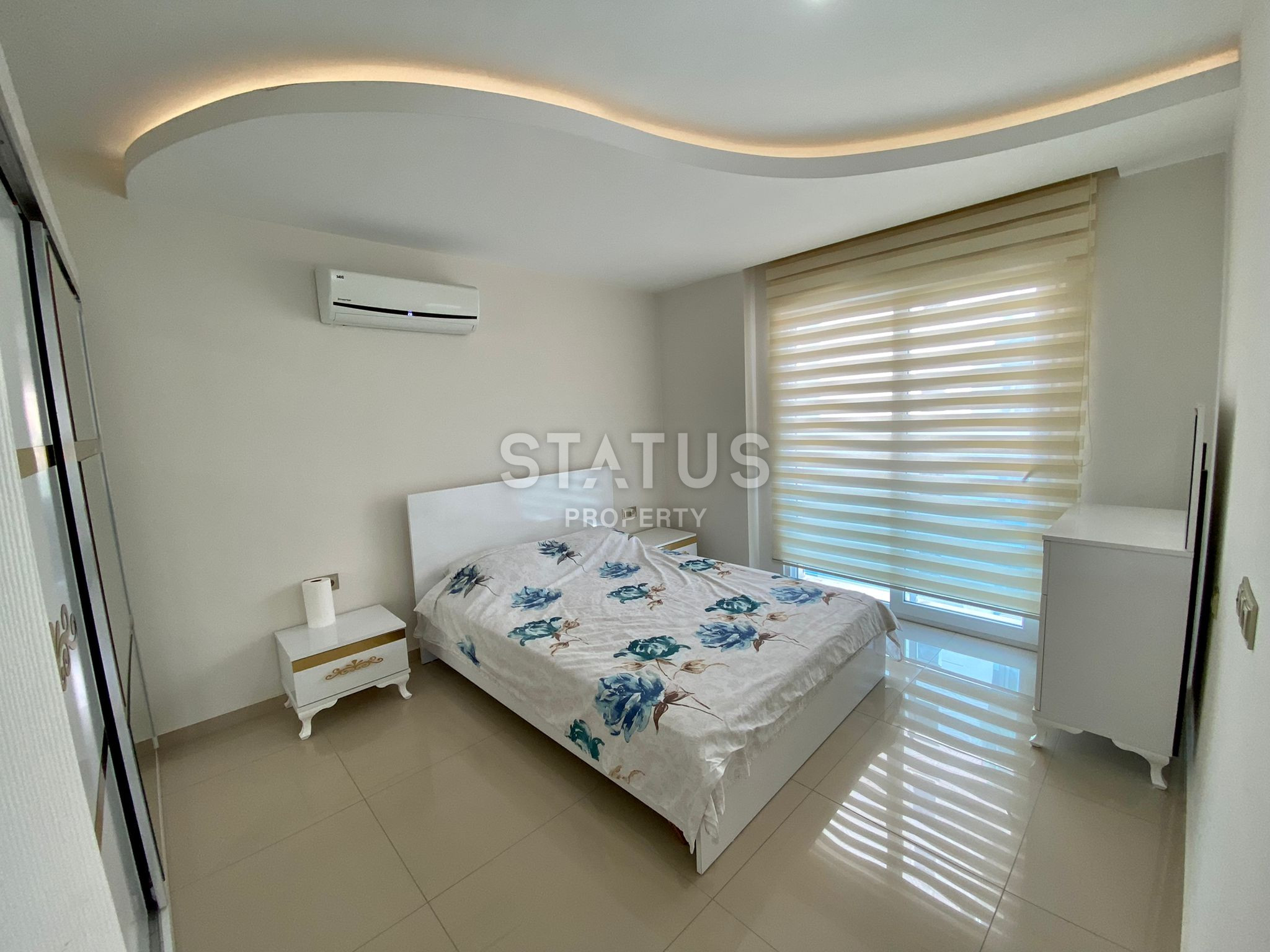 Большая двухкомнатная квартира с мебелью в отличном комплексе, 75 м2. Махмутлар, Алания. фото 15