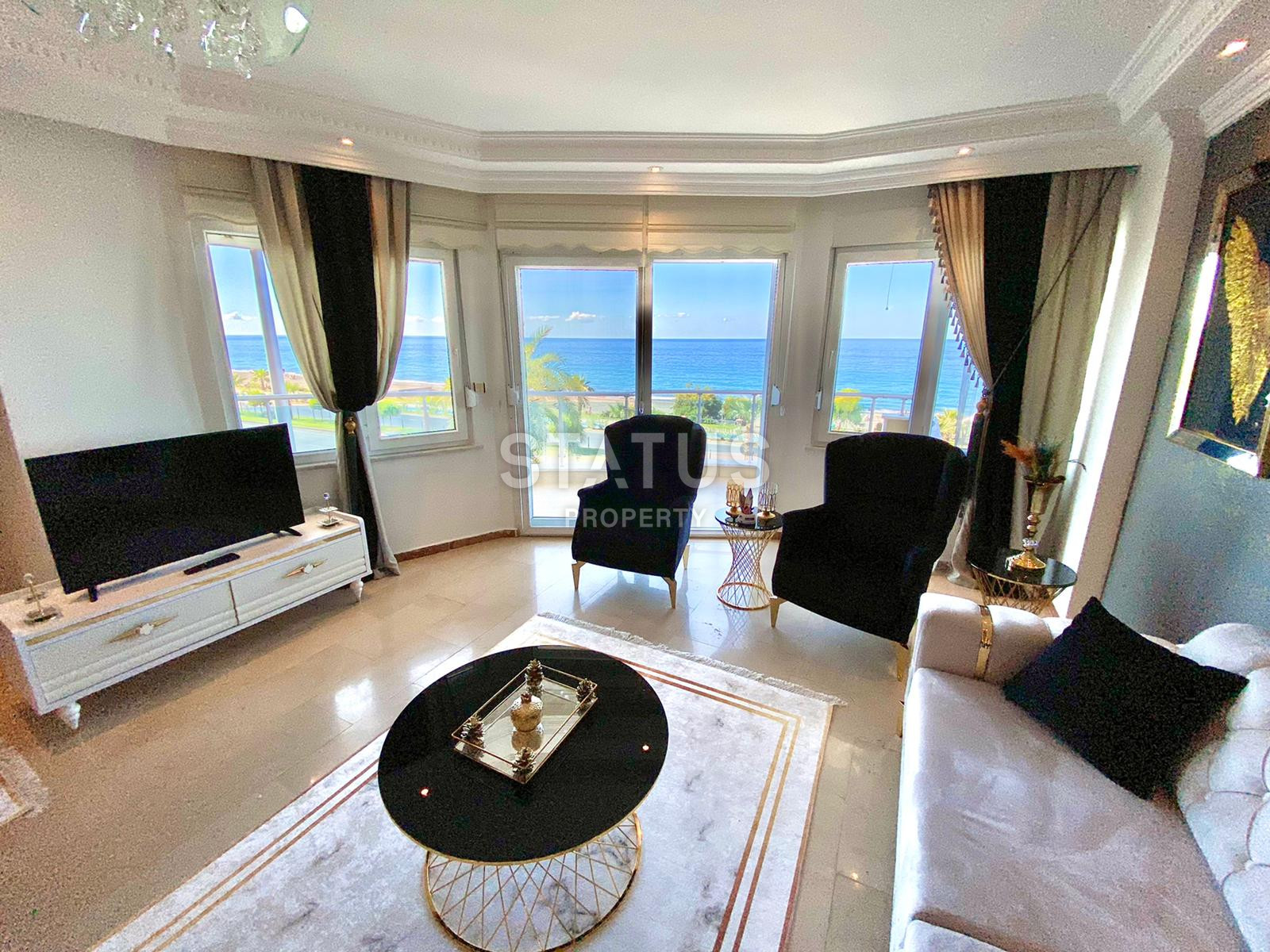 Видовые трехкомнатные апартаменты на первой береговой линии, Махмутлар фото 3