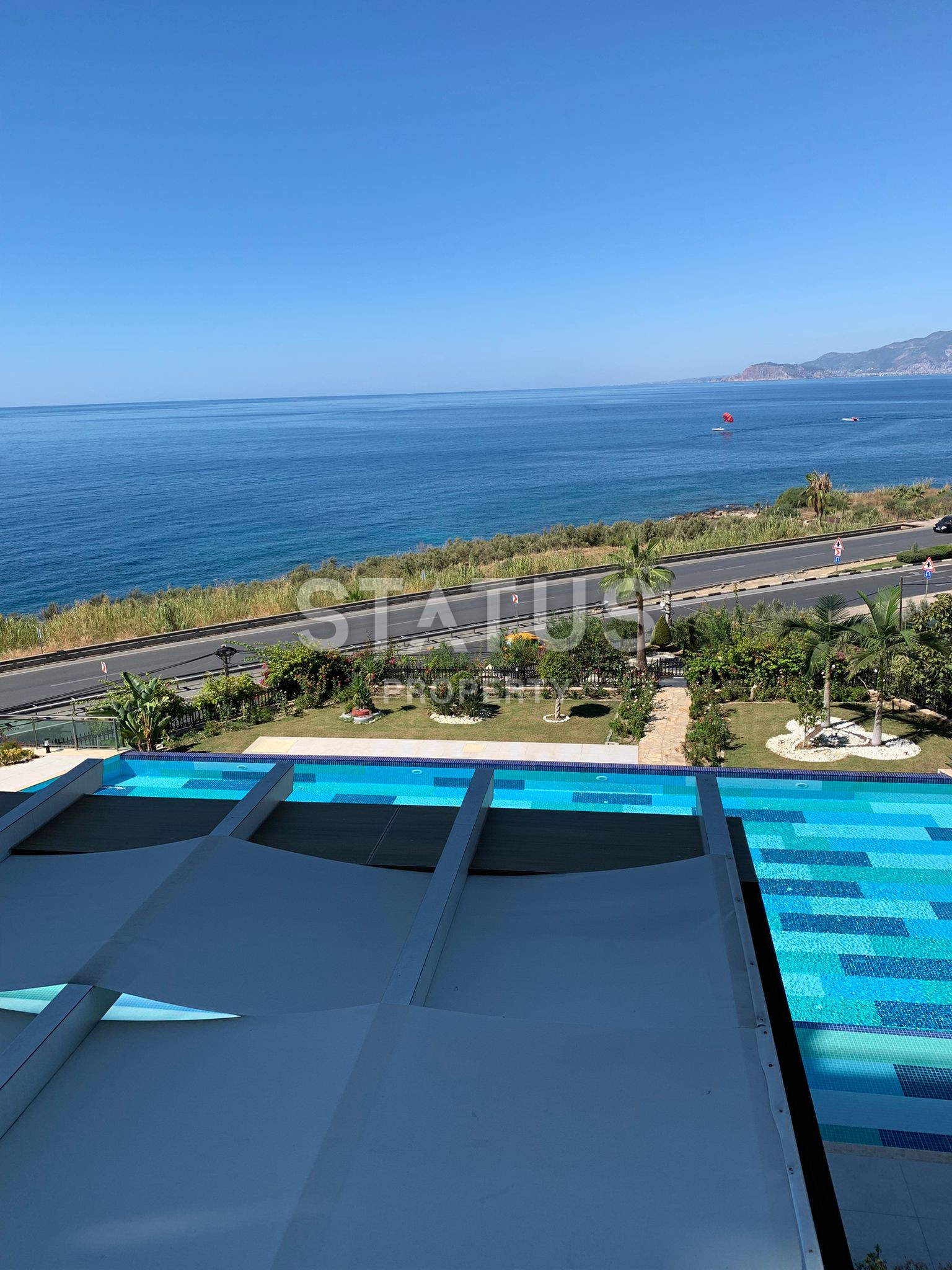 Квартира 1+1 на первой линии с видом на море в Каргыджаке, 57 кв м. фото 3