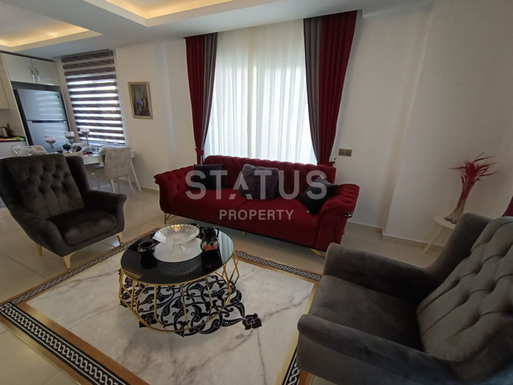 Двухкомнатная квартира с мебелью и техникой в Махмутларе, 80 кв м. фото 1