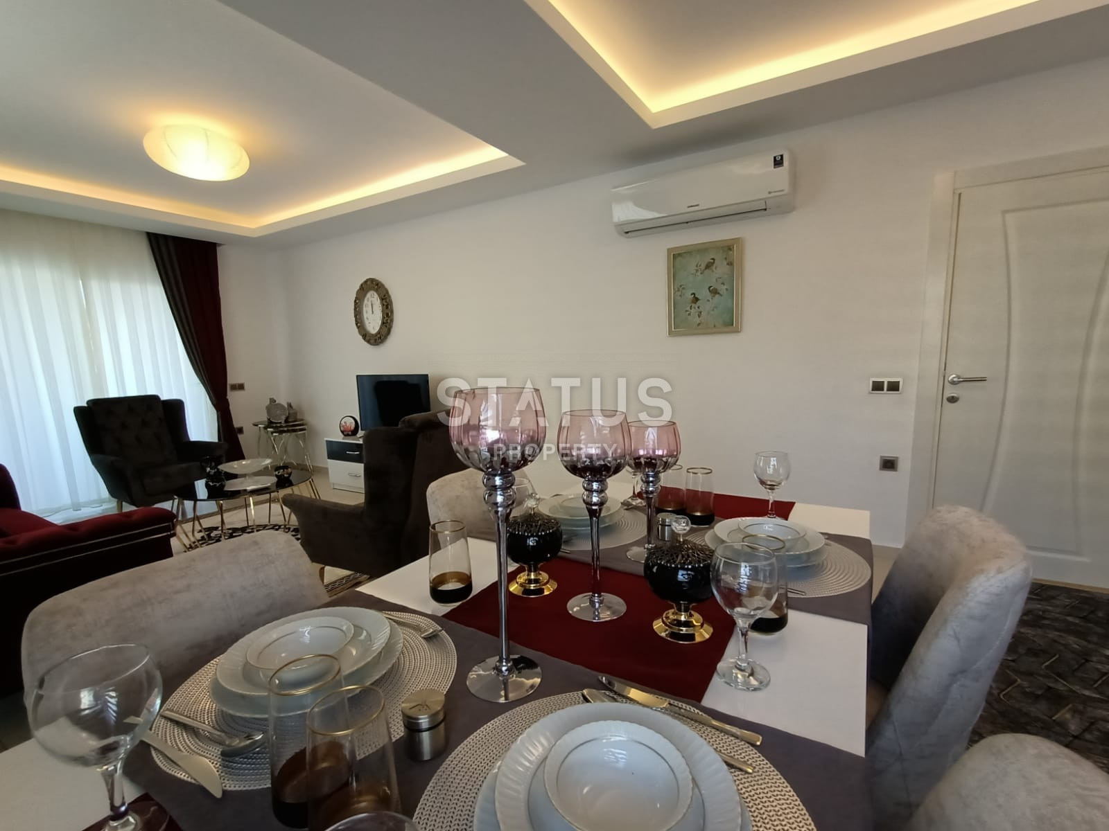 One-bedroom apartment with furniture and appliances in Mahmutlar, 80 sq. фото 11