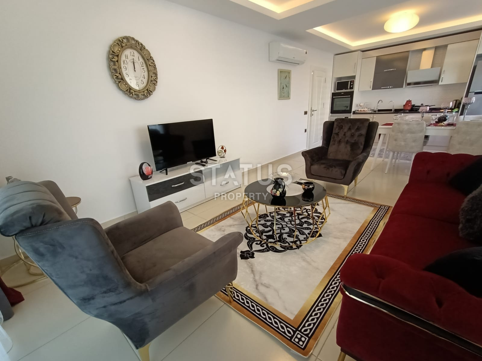 One-bedroom apartment with furniture and appliances in Mahmutlar, 80 sq. фото 12