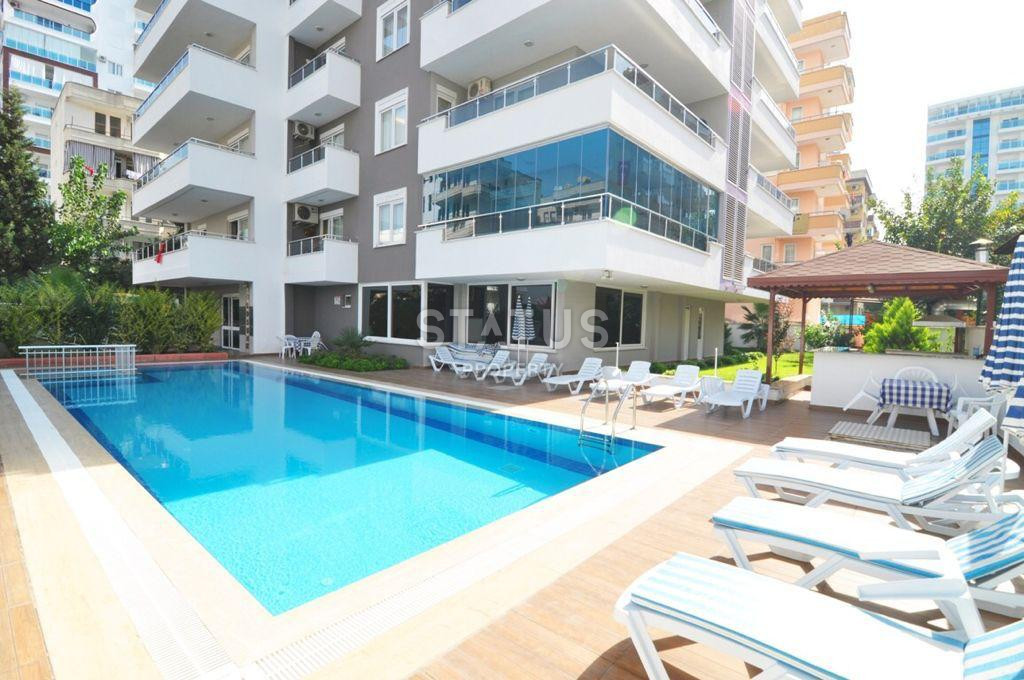Spacious furnished apartment 1+1 with sea view, 70 m2. Mahmutlar, Alanya. фото 32
