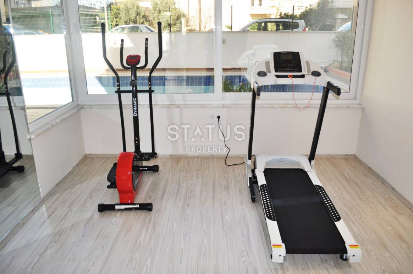 Spacious furnished apartment 1+1 with sea view, 70 m2. Mahmutlar, Alanya. фото 33