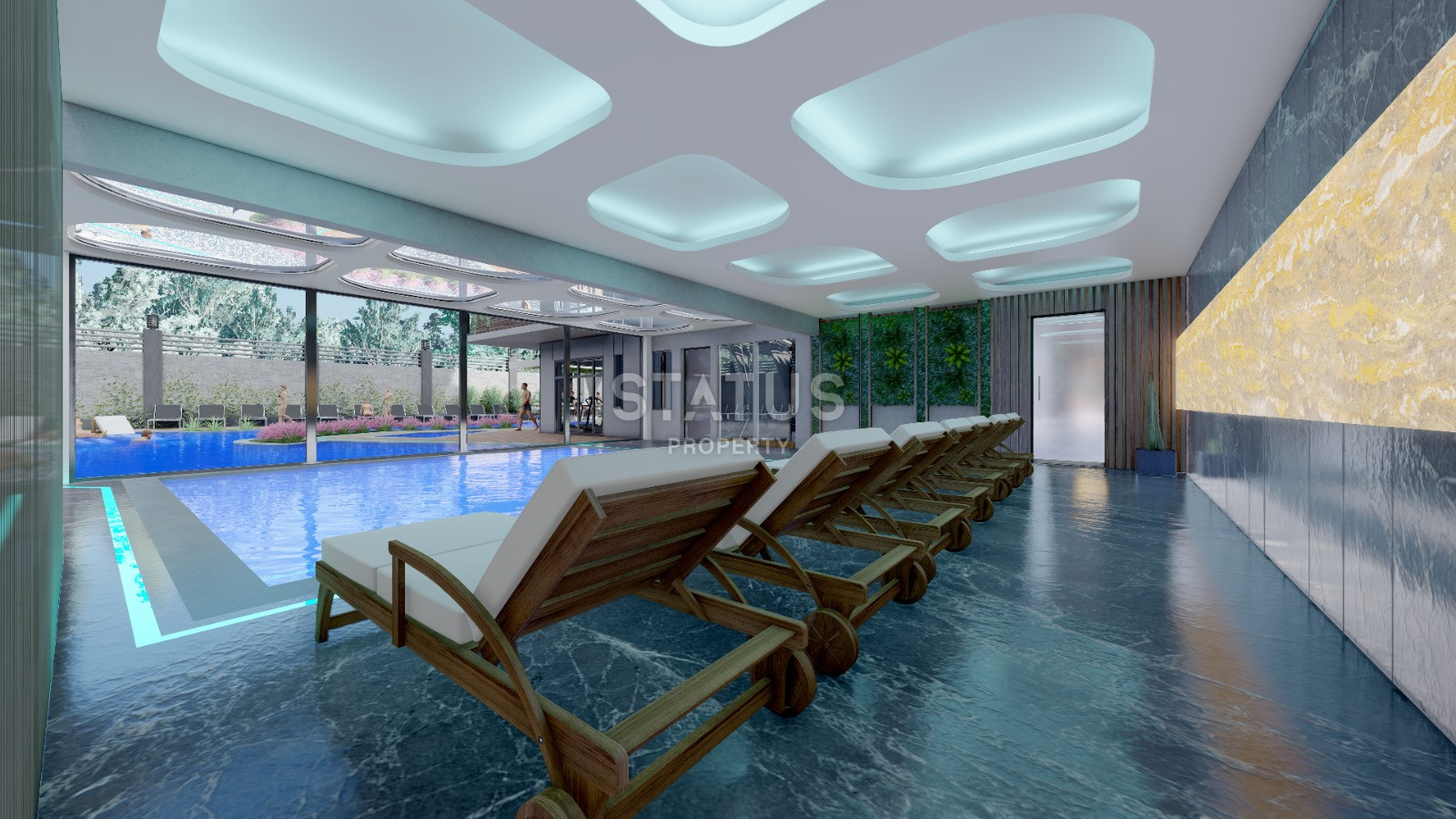 Эксклюзивный проект с видовыми квартирами в районе пляжа Клеопатры в 500метрах от моря, 55-250м2 фото 5