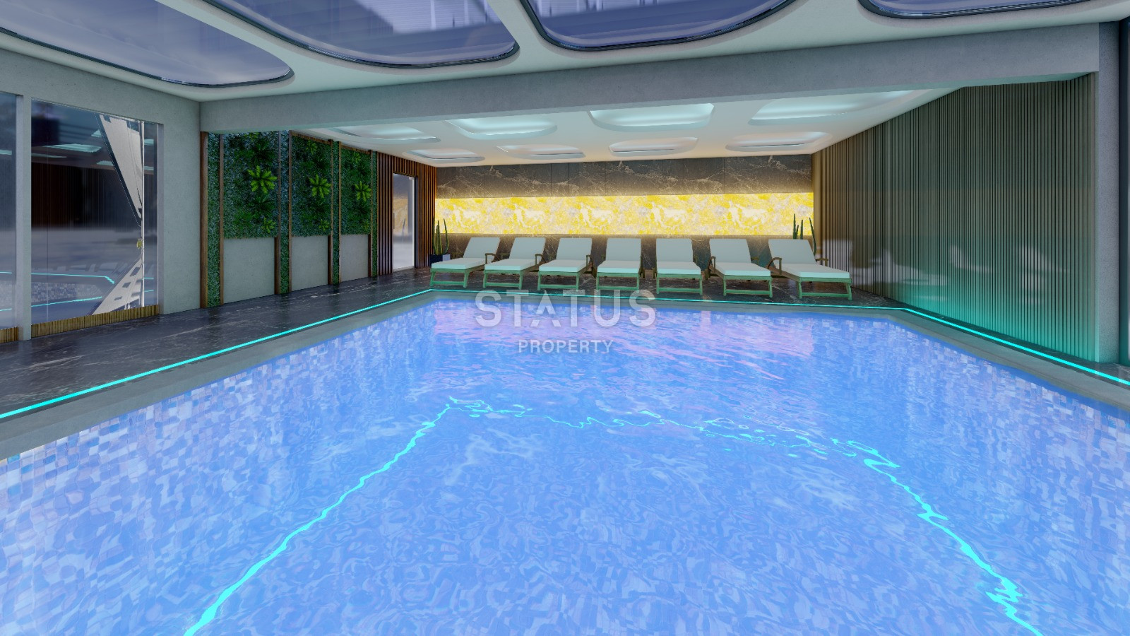 Эксклюзивный проект с видовыми квартирами в районе пляжа Клеопатры в 500метрах от моря, 55-250м2 фото 7