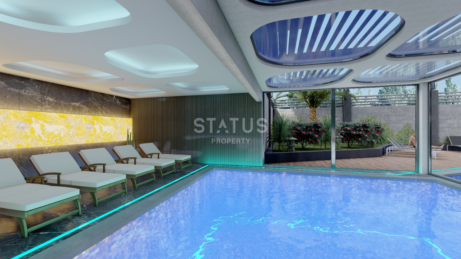 Эксклюзивный проект с видовыми квартирами в районе пляжа Клеопатры в 500метрах от моря, 55-250м2 фото 8