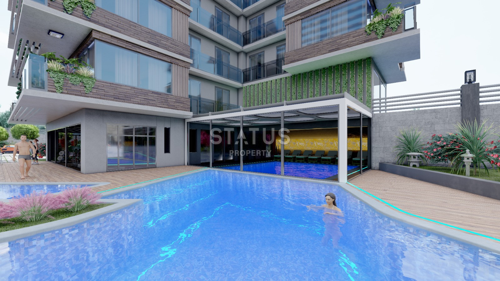 Эксклюзивный проект с видовыми квартирами в районе пляжа Клеопатры в 500метрах от моря, 55-250м2 фото 12