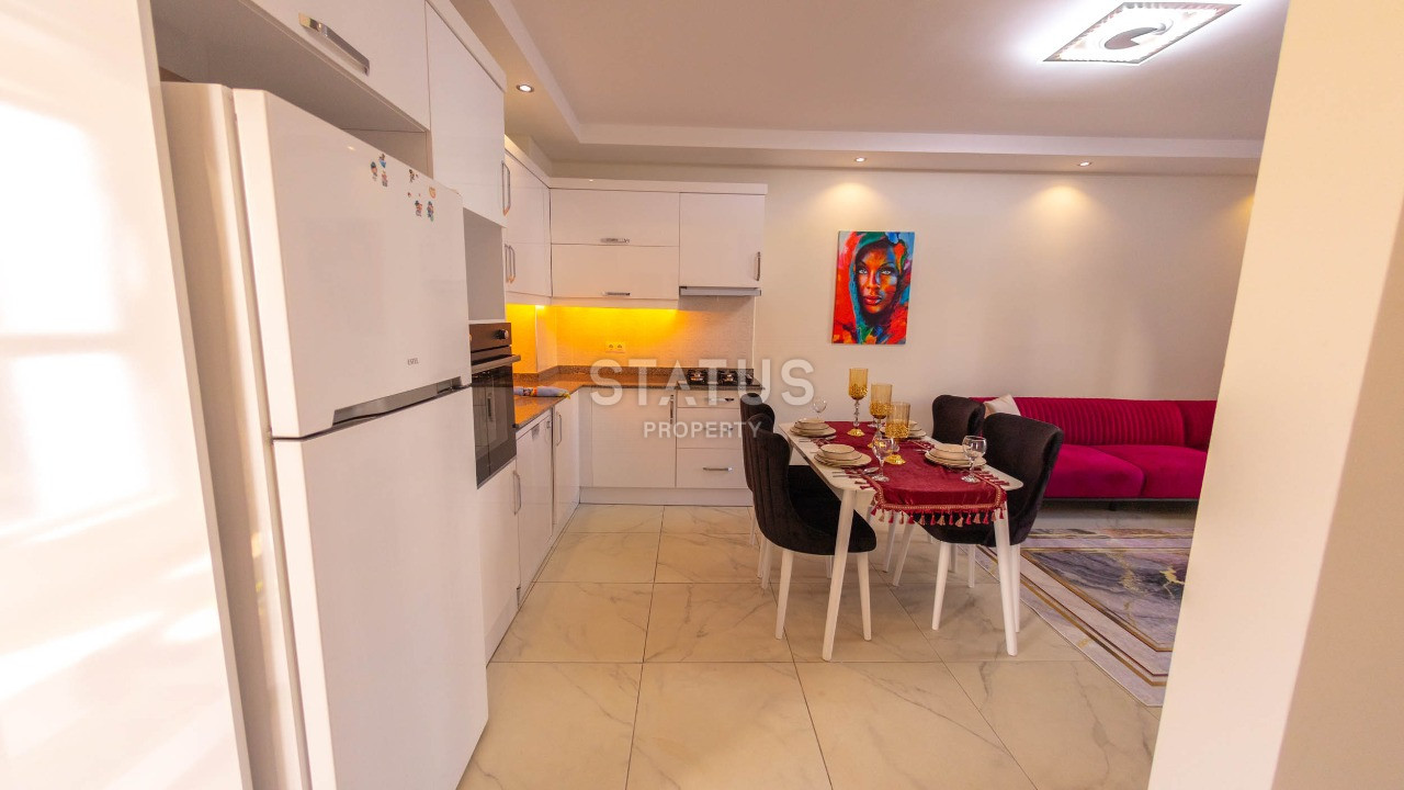 Отличная квартира 1+1 с новой мебелью и техникой, 65 м2.  Махмутлар фото 5