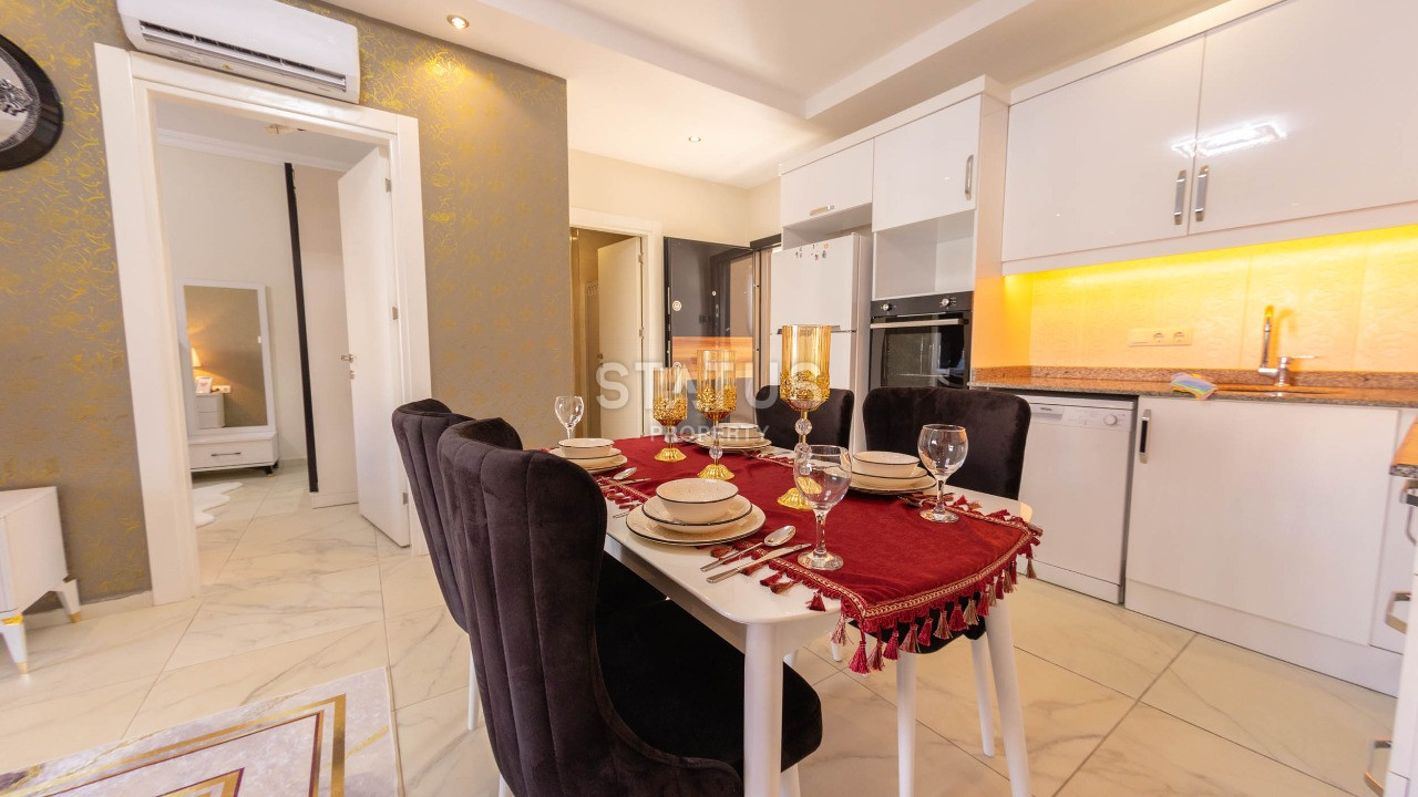 Отличная квартира 1+1 с новой мебелью и техникой, 65 м2.  Махмутлар фото 8