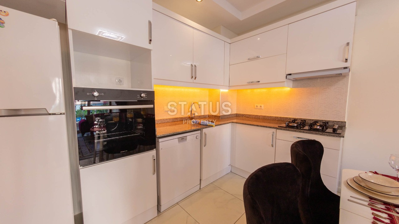 Отличная квартира 1+1 с новой мебелью и техникой, 65 м2.  Махмутлар фото 10