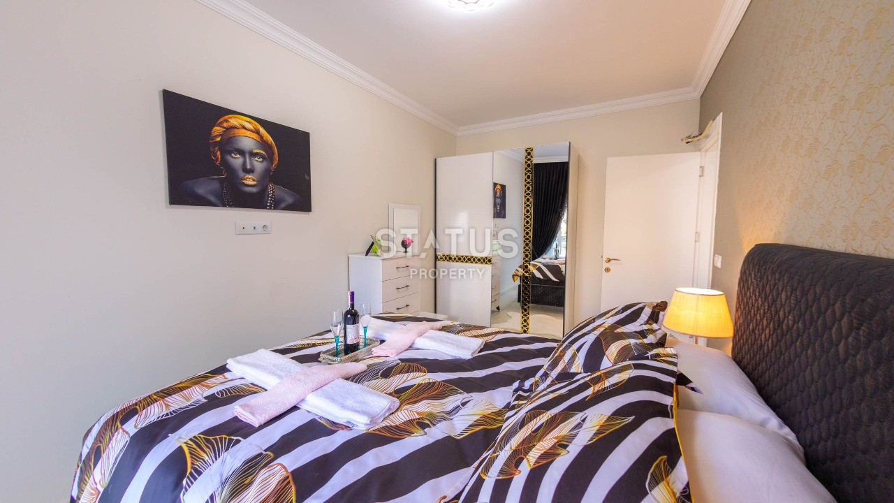 Отличная квартира 1+1 с новой мебелью и техникой, 65 м2.  Махмутлар фото 18