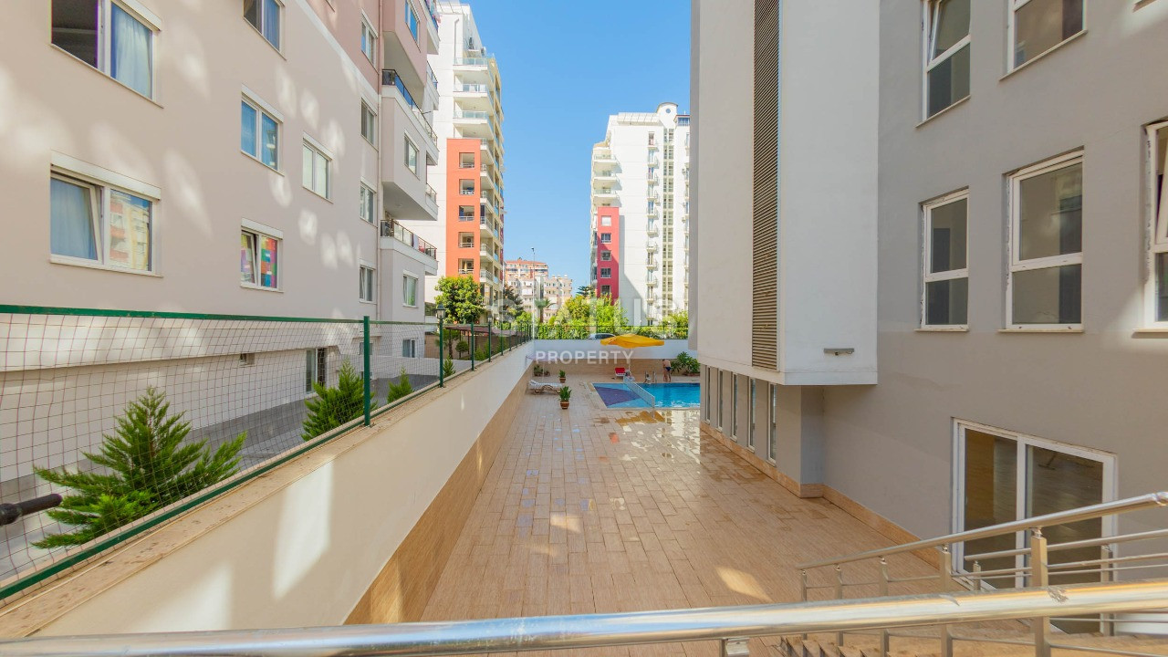 Отличная квартира 1+1 с новой мебелью и техникой, 65 м2.  Махмутлар фото 30