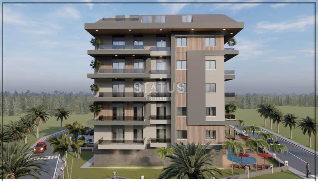 Комплекс на этапе строительства в Джикджилли. Квартиры 1+1, 2+1 и пентхаусы от 41 до 120 м2. фото 3