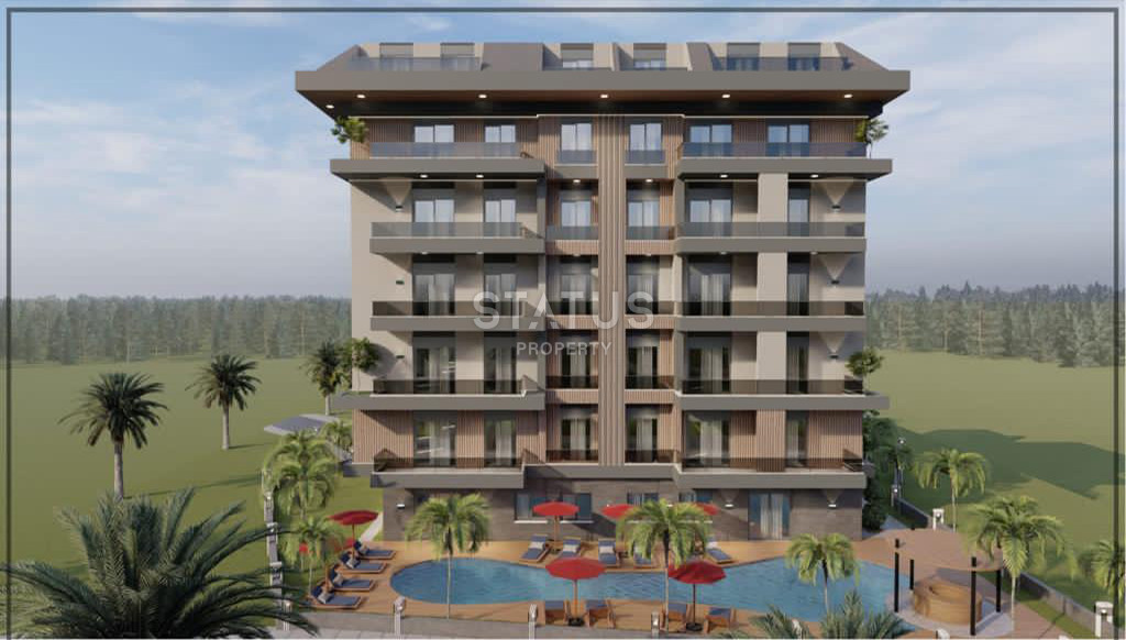 Комплекс на этапе строительства в Джикджилли. Квартиры 1+1, 2+1 и пентхаусы от 41 до 120 м2. фото 8