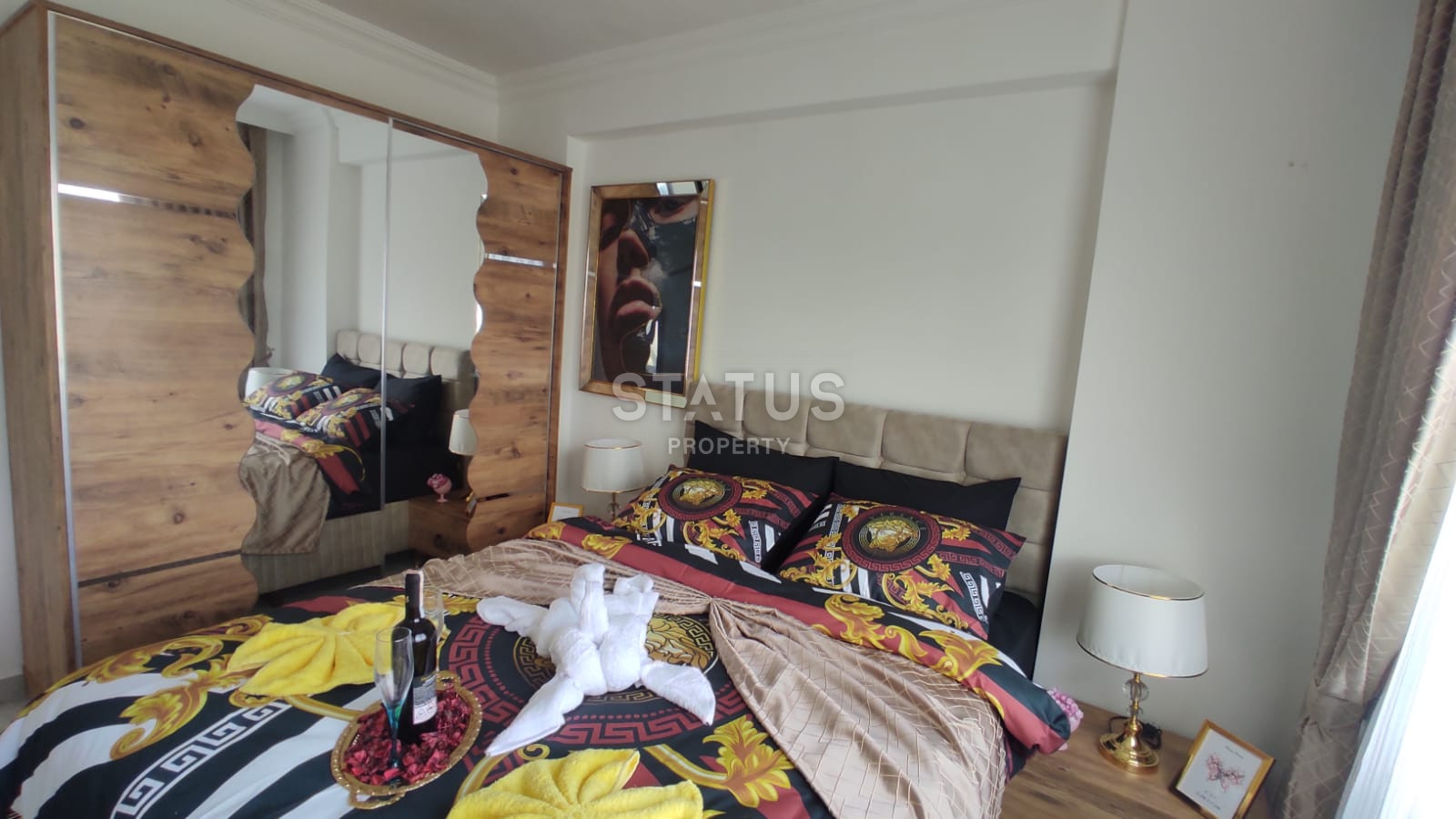 Furnished apartment 1+1 100 meters from the sea, 55 m2. Kestel, Alanya. фото 11