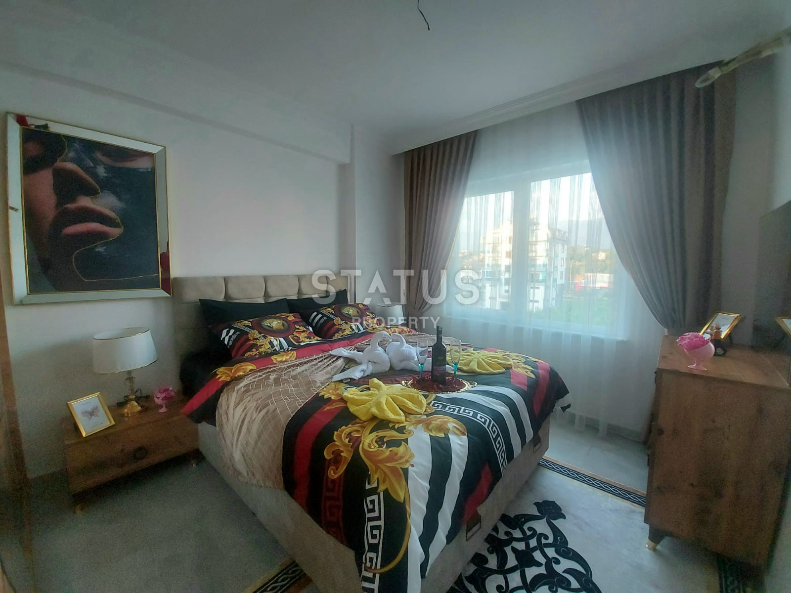 Furnished apartment 1+1 100 meters from the sea, 55 m2. Kestel, Alanya. фото 21