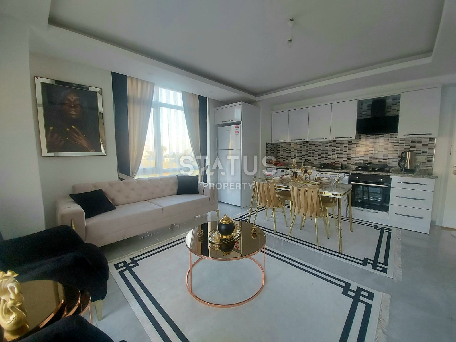 Furnished apartment 1+1 100 meters from the sea, 55 m2. Kestel, Alanya. фото 25