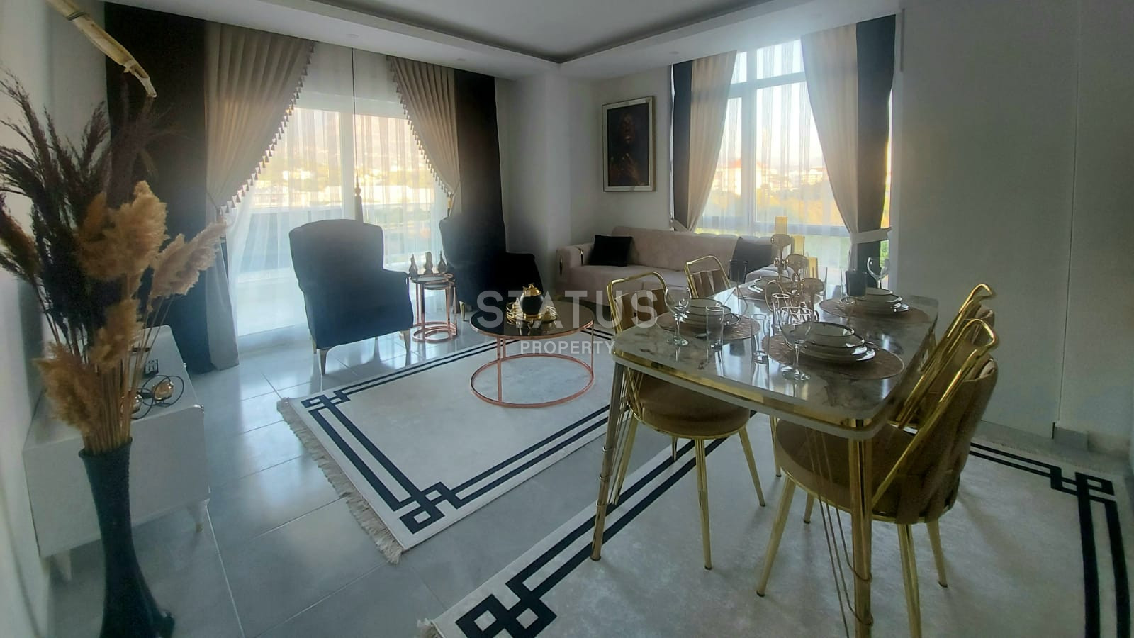 Furnished apartment 1+1 100 meters from the sea, 55 m2. Kestel, Alanya. фото 26