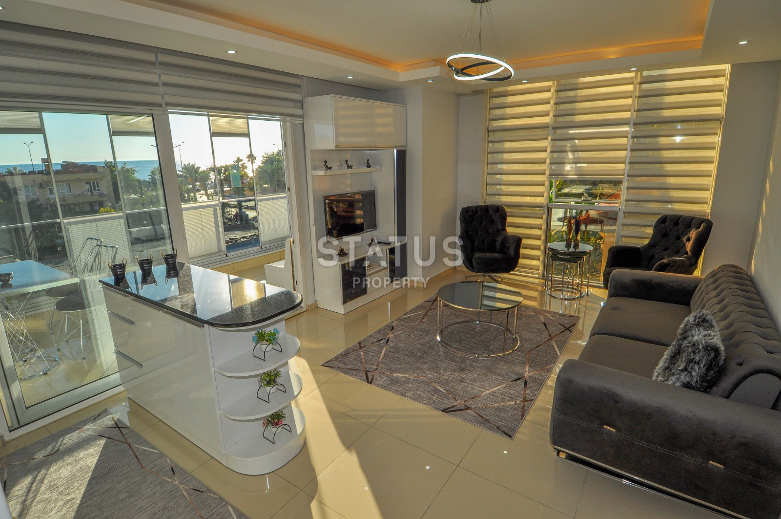 Стильная квартира 2+1, в 100 метрах от моря в Кестеле, 110 кв.м. фото 5