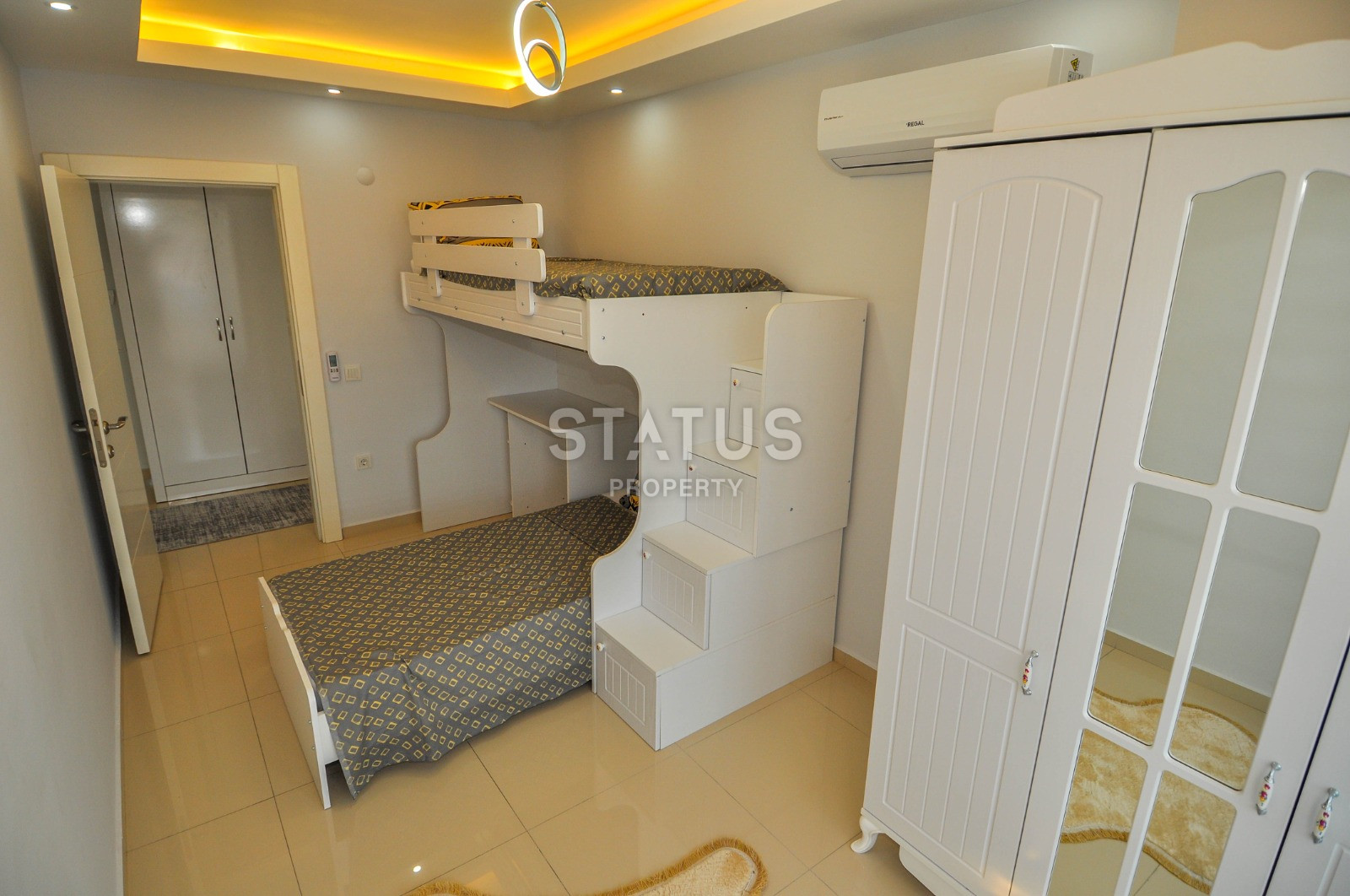 Стильная квартира 2+1, в 100 метрах от моря в Кестеле, 110 кв.м. фото 6