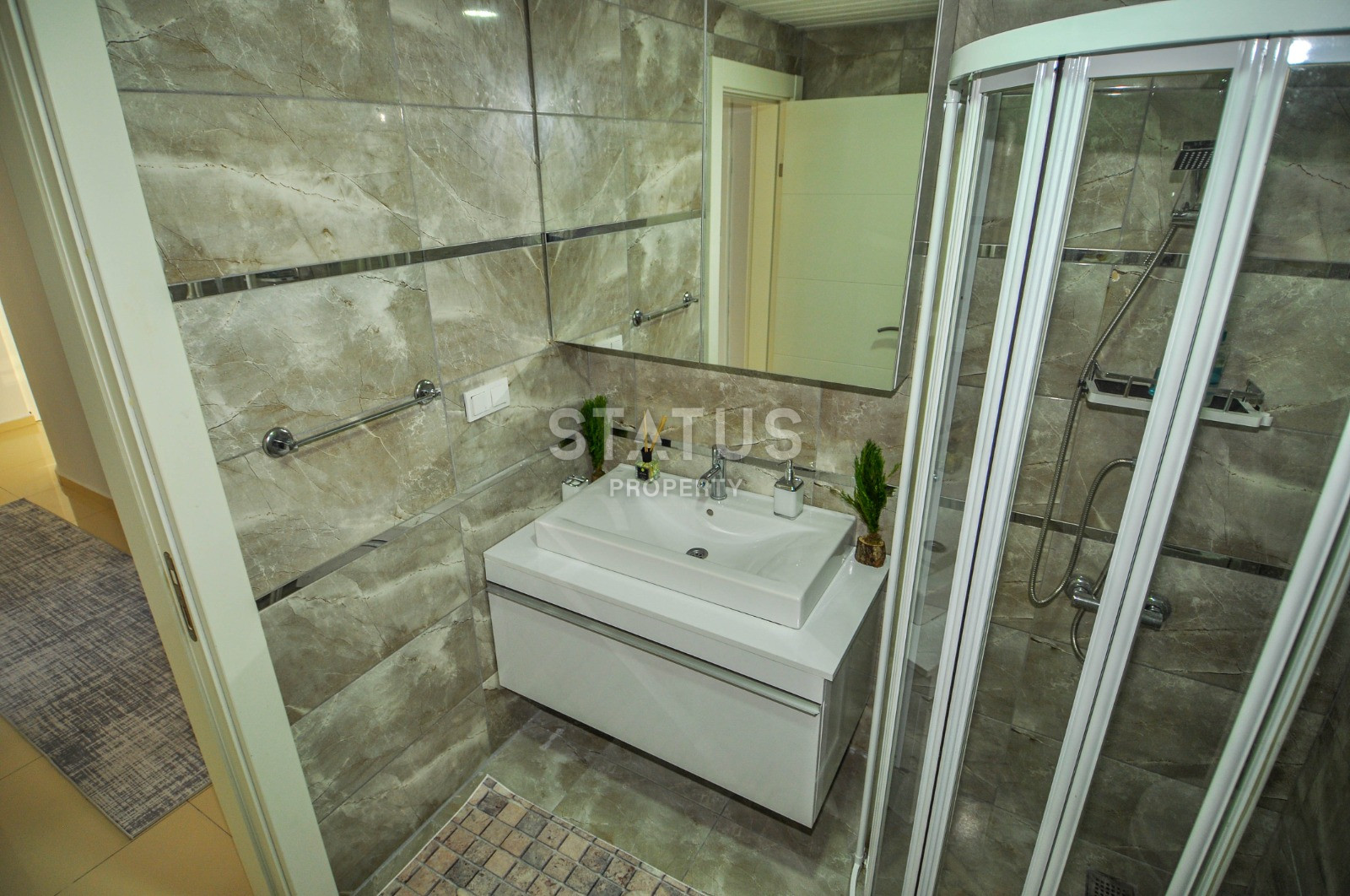 Стильная квартира 2+1, в 100 метрах от моря в Кестеле, 110 кв.м. фото 7