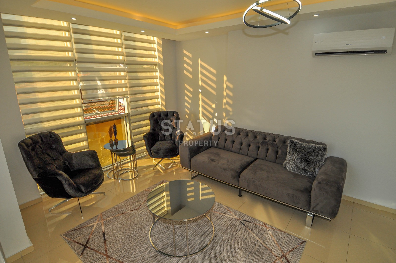 Стильная квартира 2+1, в 100 метрах от моря в Кестеле, 110 кв.м. фото 14