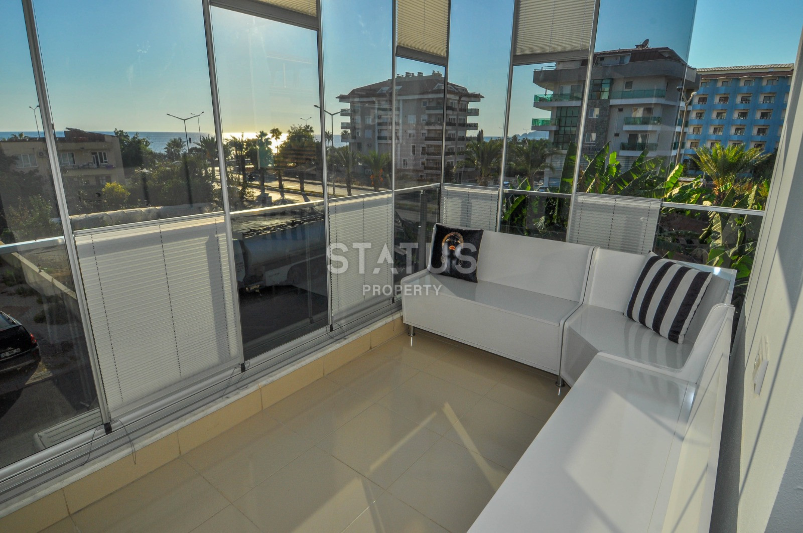 Стильная квартира 2+1, в 100 метрах от моря в Кестеле, 110 кв.м. фото 15