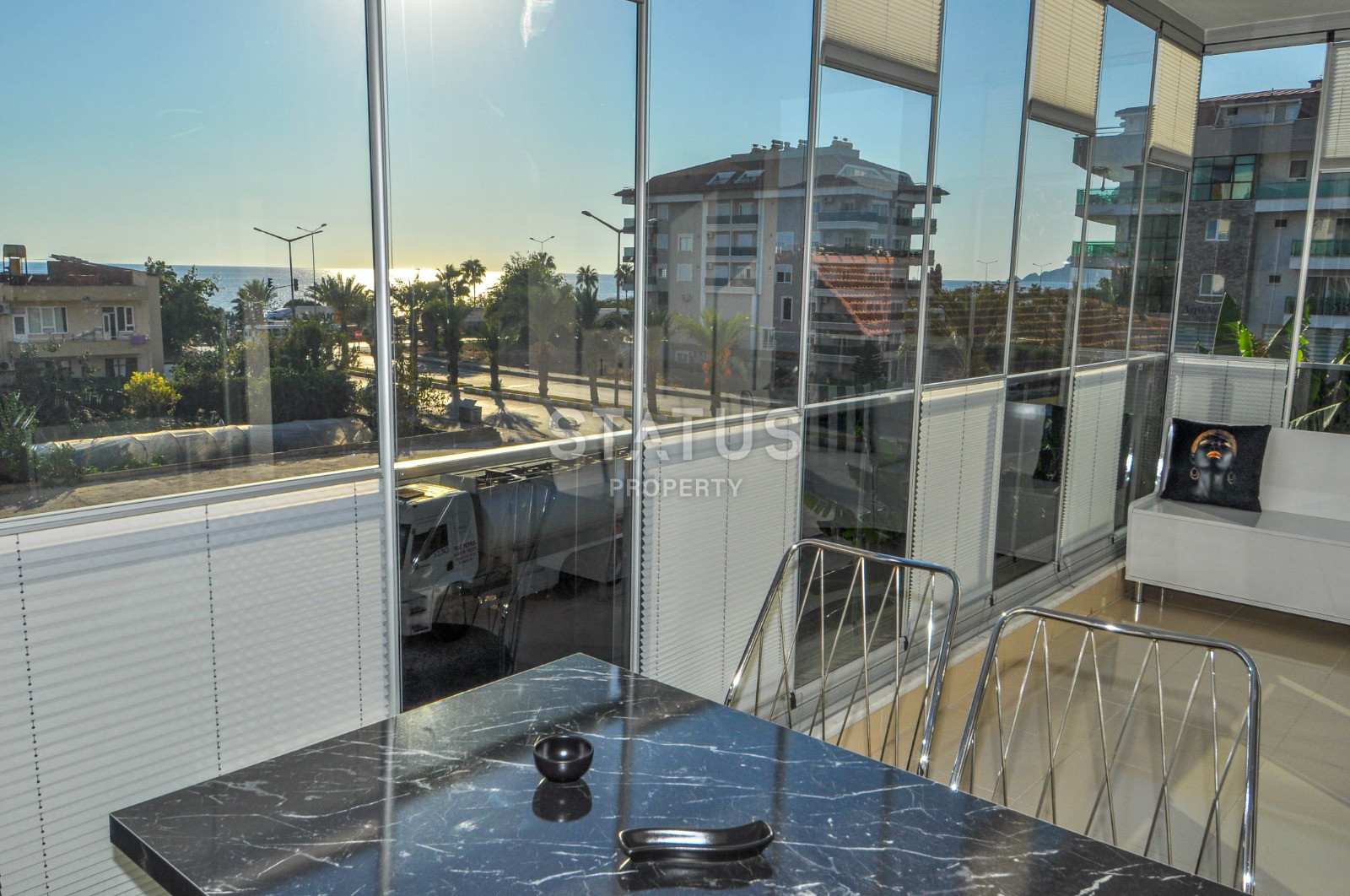 Стильная квартира 2+1, в 100 метрах от моря в Кестеле, 110 кв.м. фото 17