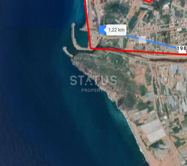 Land plot 1076 m2 with excellent location in Gazipasa. фото 6
