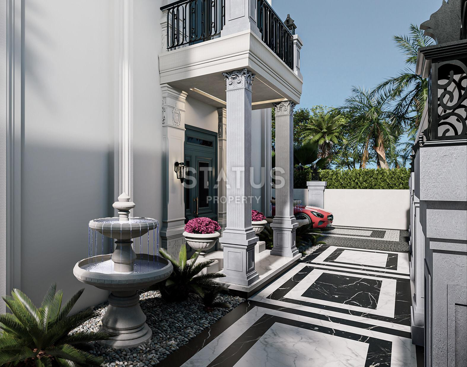 Отдельностоящая вилла 4+1 с панорамой на Средиземное море в районе Каргыджак, 355 м2. фото 5