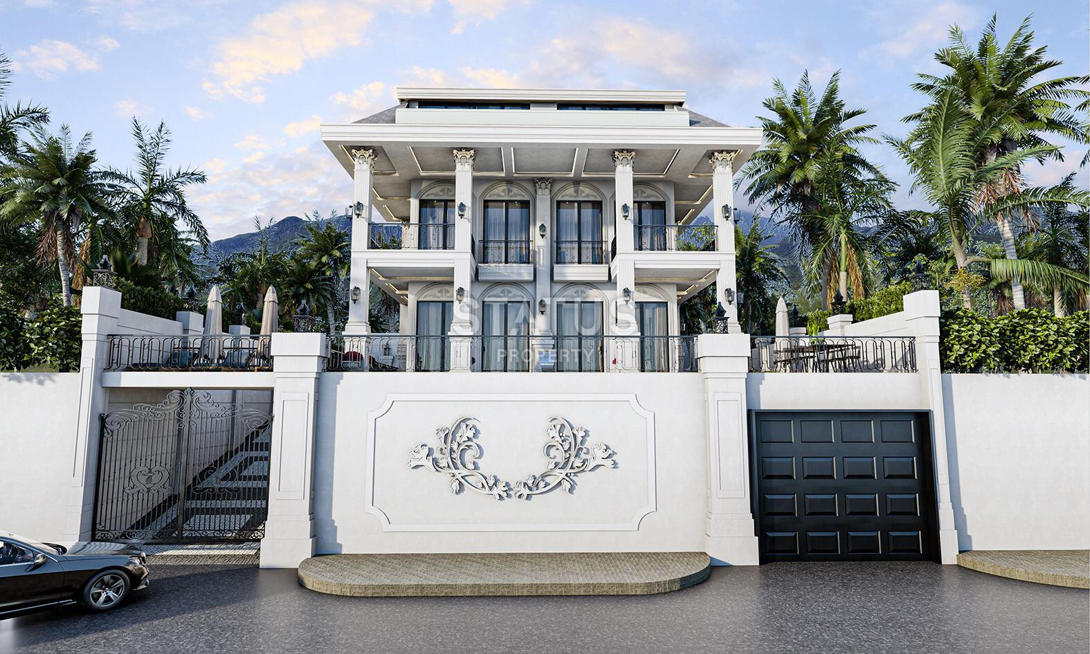 Отдельностоящая вилла 4+1 с панорамой на Средиземное море в районе Каргыджак, 355 м2. фото 11